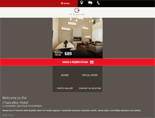 Tablet Screenshot of hotelchancellor.com